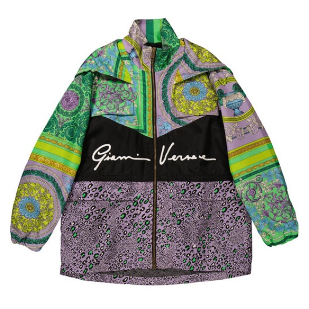 Versace Multicolor Patterned Jacket - image 1
